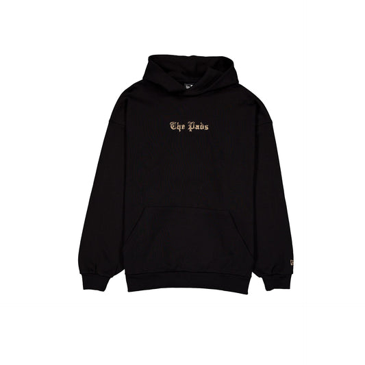 San Diego Padres Gothic Lettering Black Hoodie