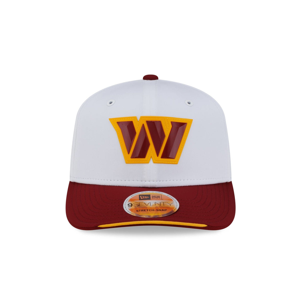 Washington Commanders 2026 Sideline White 9SEVENTY Stretch-Snap Hat