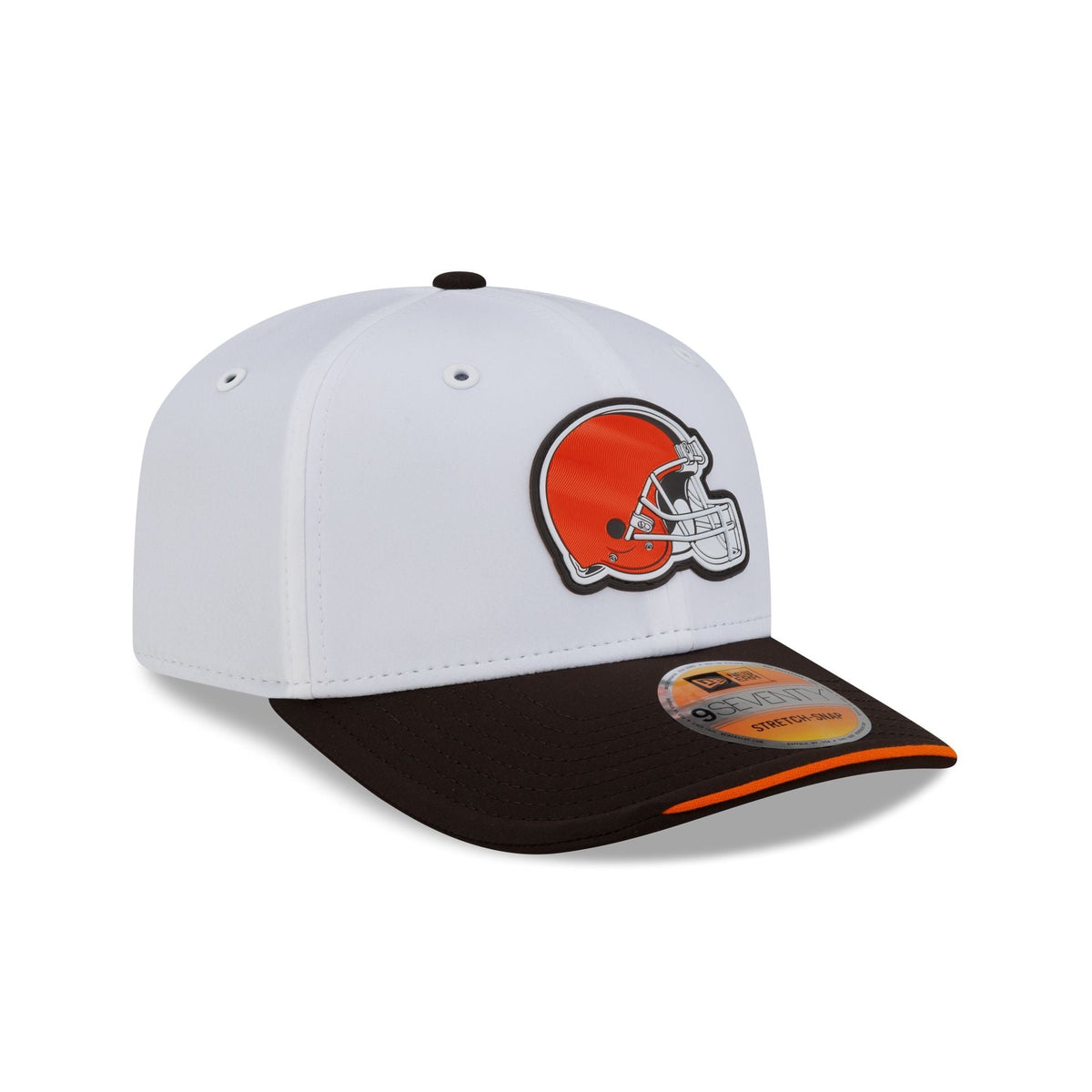 Cleveland Browns 2026 Sideline White 9SEVENTY Stretch-Snap Hat