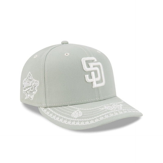 San Diego Padres Everest Green Stitched 59FIFTY Fitted Hat