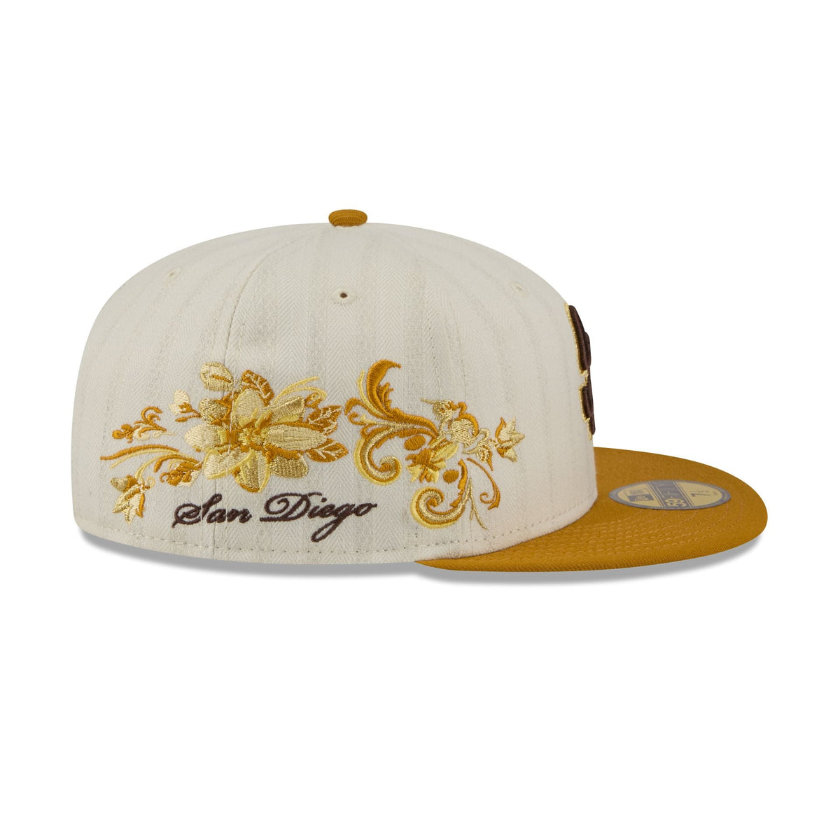 San Diego Padres Chrome Herringbone 59FIFTY Fitted Hat