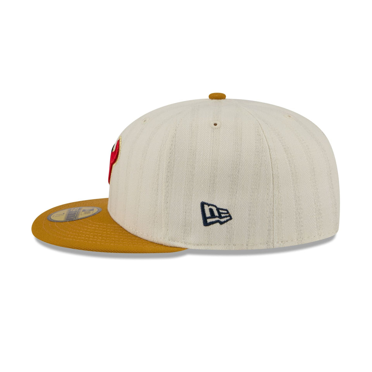 Houston Texans Chrome Herringbone 59FIFTY Fitted Hat