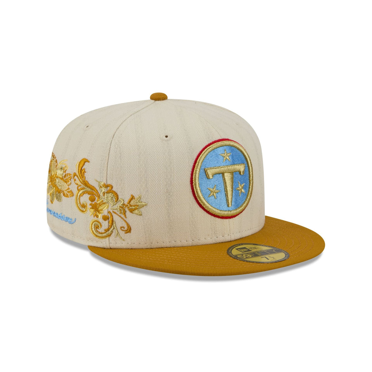 Tennessee Titans Chrome Herringbone 59FIFTY Fitted Hat
