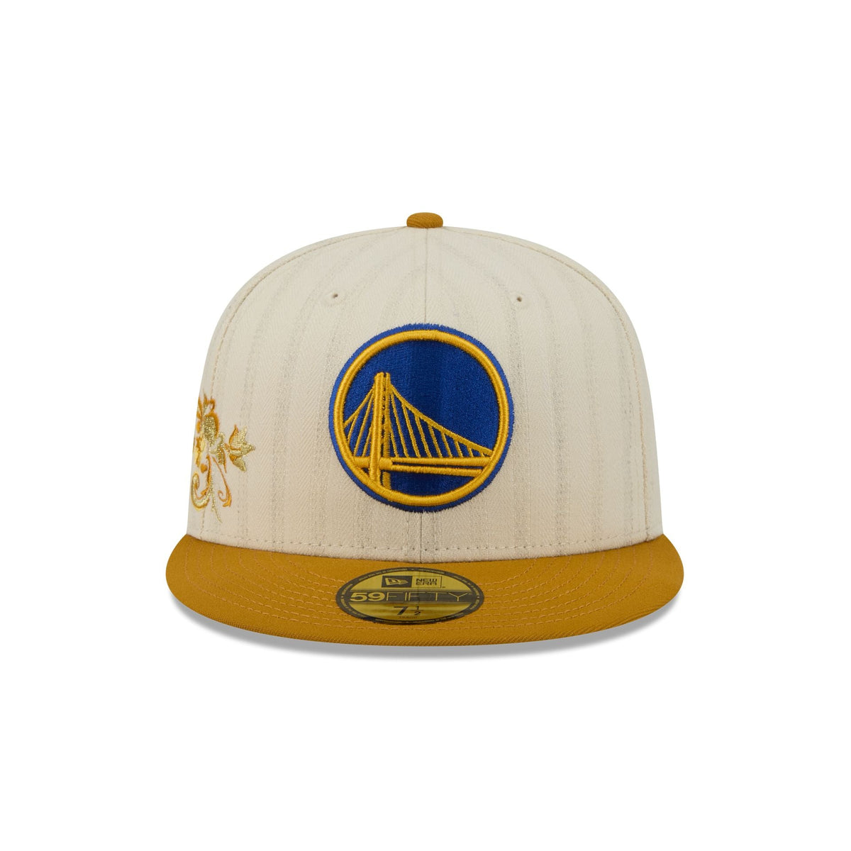 Golden State Warriors Chrome Herringbone 59FIFTY Fitted Hat