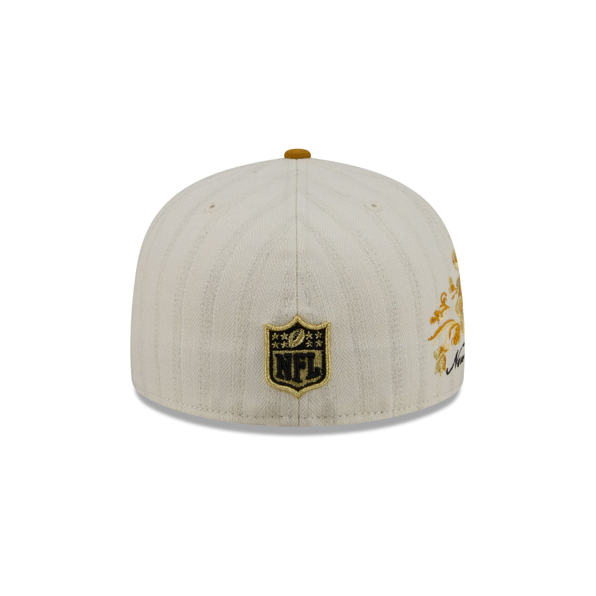 New Orleans Saints Chrome Herringbone 59FIFTY Fitted Hat