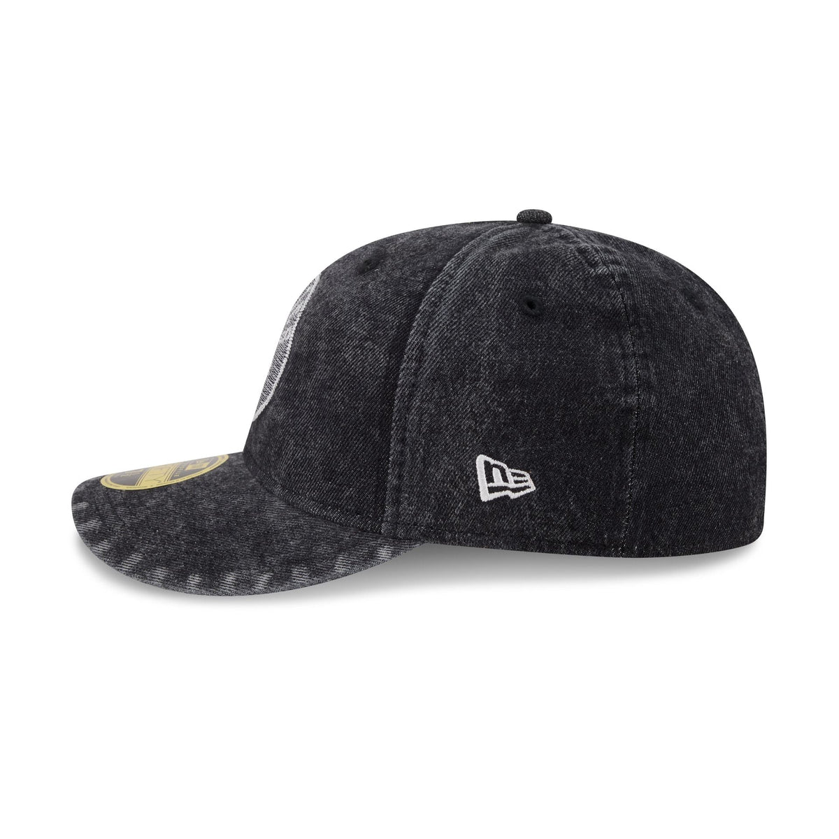 Boston Celtics Black Denim Low Profile 59FIFTY Fitted Hat