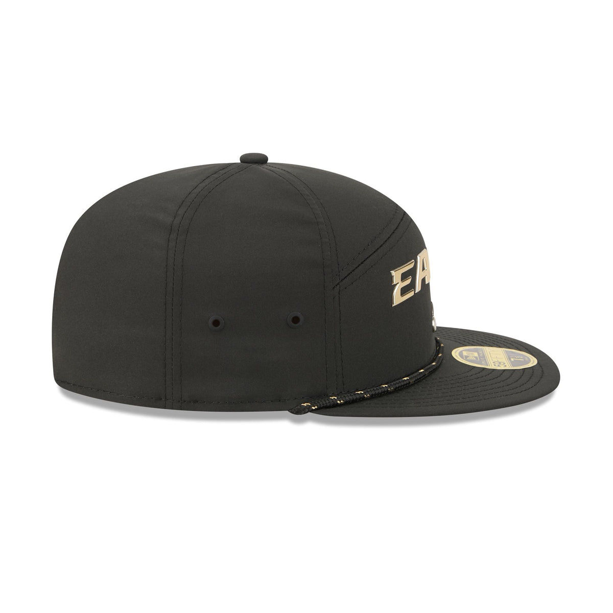 Philadelphia Eagles Gold Logo Rope Split Panel 59FIFTY Fitted Hat