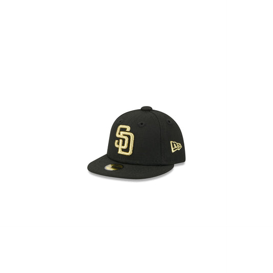 San Diego Padres Gold Logo Mini 59FIFTY Fitted Hat