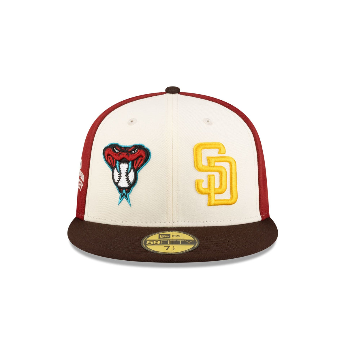 MLB 2026 MLB World Tour Mexico City Series Arizona Diamondbacks vs. San Diego Padres Three Tone 59FIFTY Fitted Hat