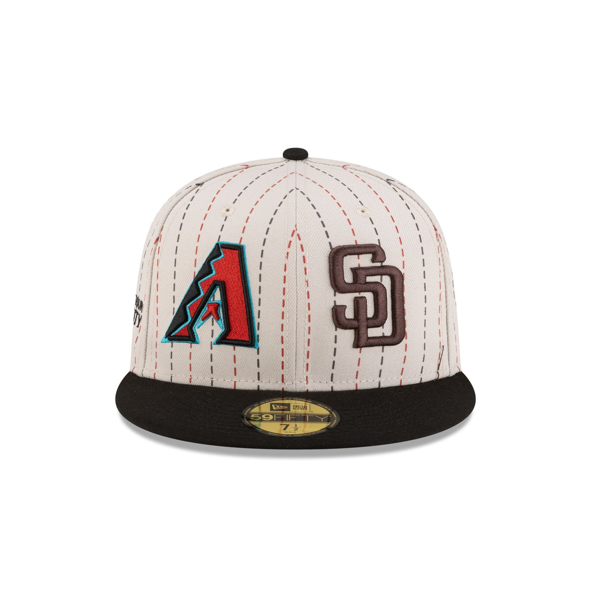 MLB 2026 MLB World Tour Mexico City Series Arizona Diamondbacks vs. San Diego Padres Pinstripe 59FIFTY Fitted Hat