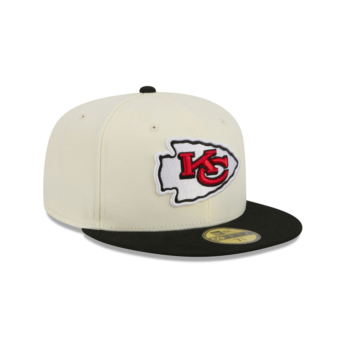 Kansas City Chiefs Chrome White Basic 59FIFTY Fitted Hat