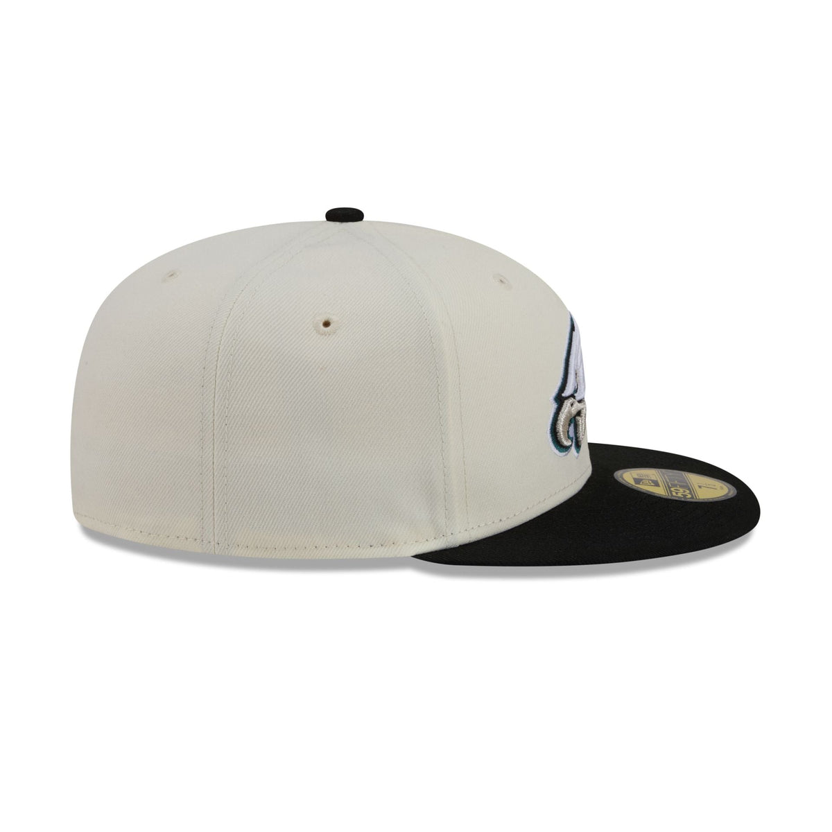Philadelphia Eagles Chrome White Basic 59FIFTY Fitted Hat