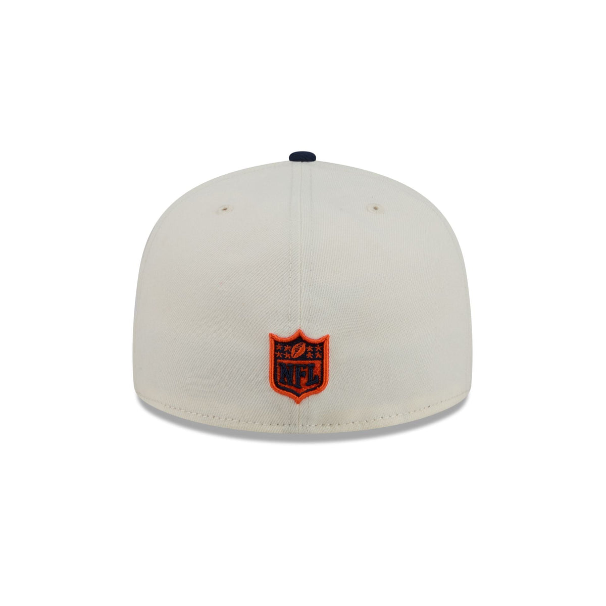 Denver Broncos Chrome White Basic 59FIFTY Fitted Hat