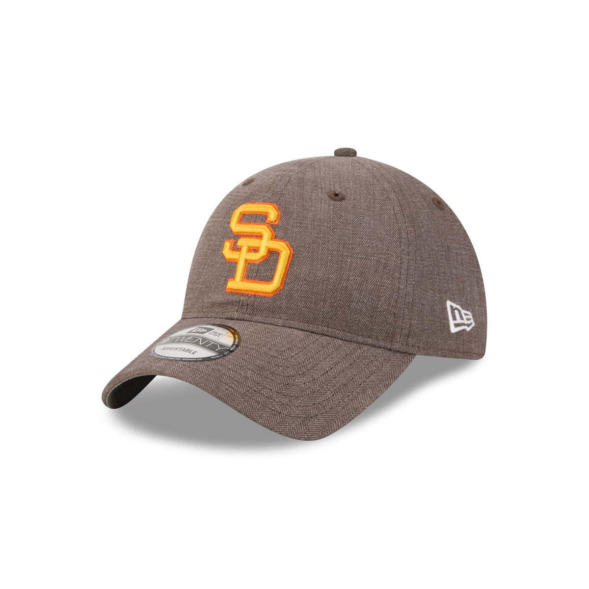 San Diego Padres Herringbone Team Colors 9TWENTY Adjustable Hat
