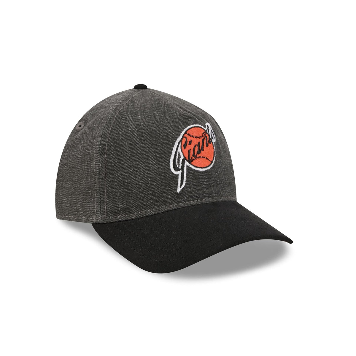 San Francisco Giants Herringbone Team Colors 9TWENTY A-Frame Adjustable Hat