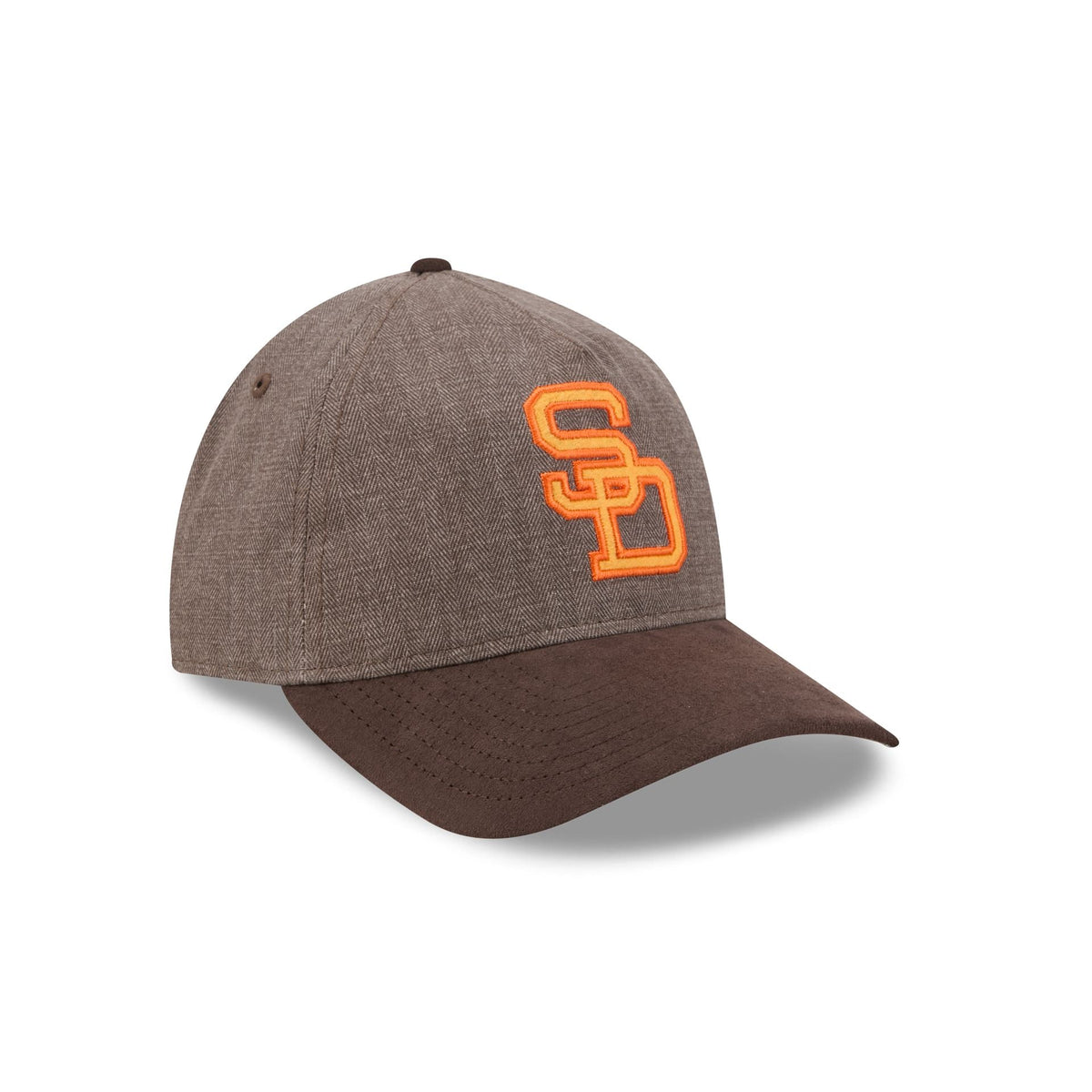 San Diego Padres Herringbone Team Colors 9TWENTY A-Frame Adjustable Hat