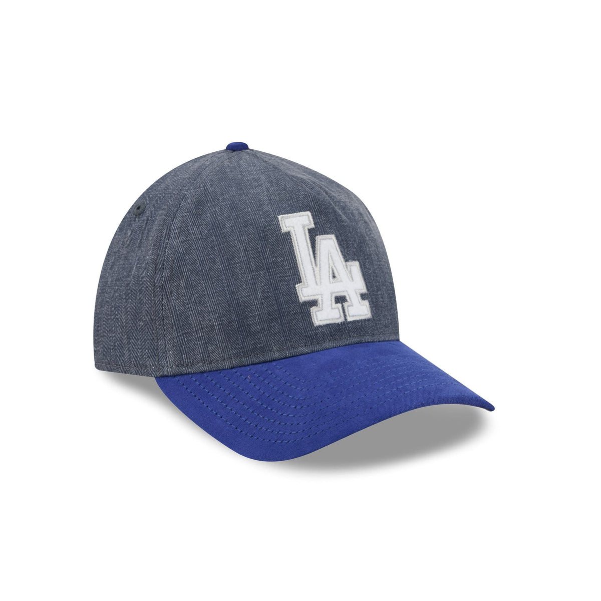 Los Angeles Dodgers Herringbone Team Colors 9TWENTY A-Frame Adjustable Hat