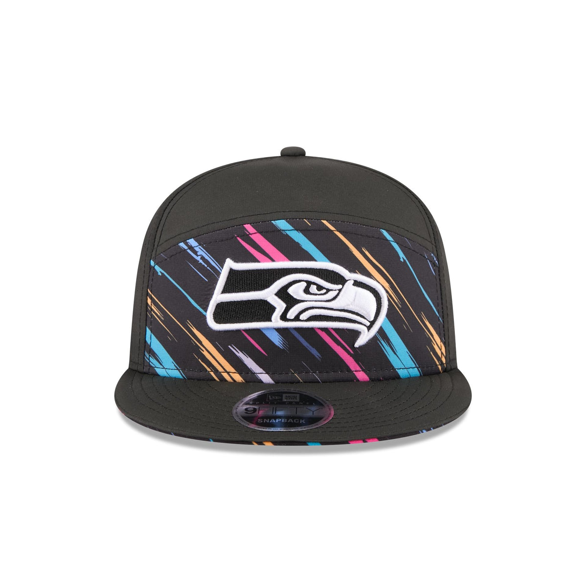 Seattle Seahawks 2026 Crucial Catch Split Panel 9FIFTY Snapback Hat