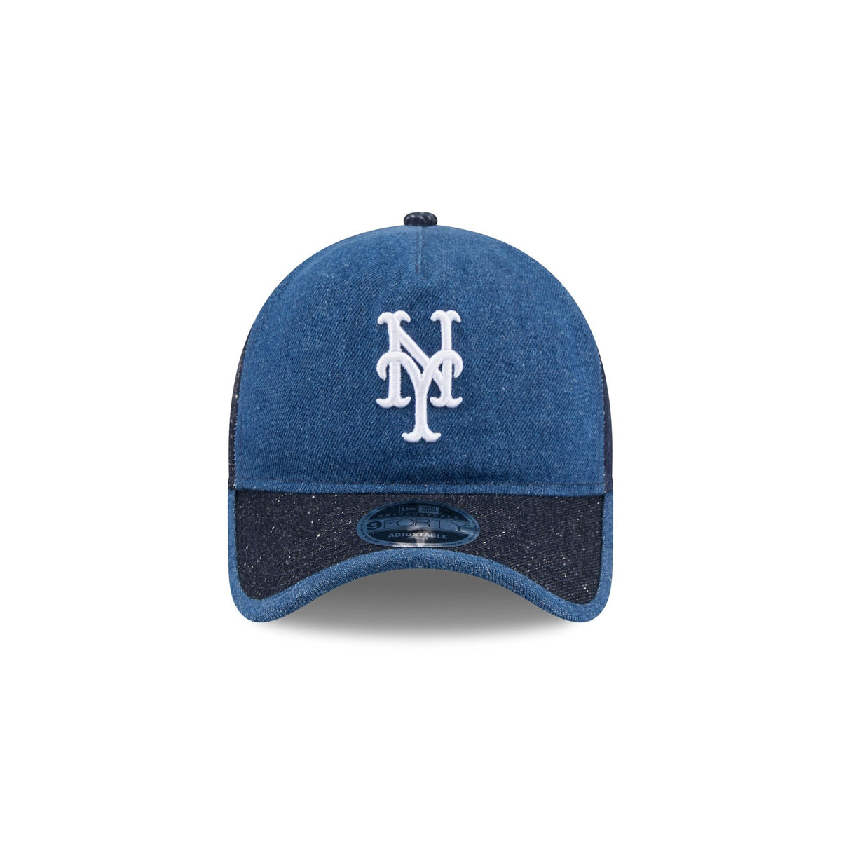 New York Mets Multi-Panel Denim 9FORTY A-Frame Unstructured Adjustable Hat
