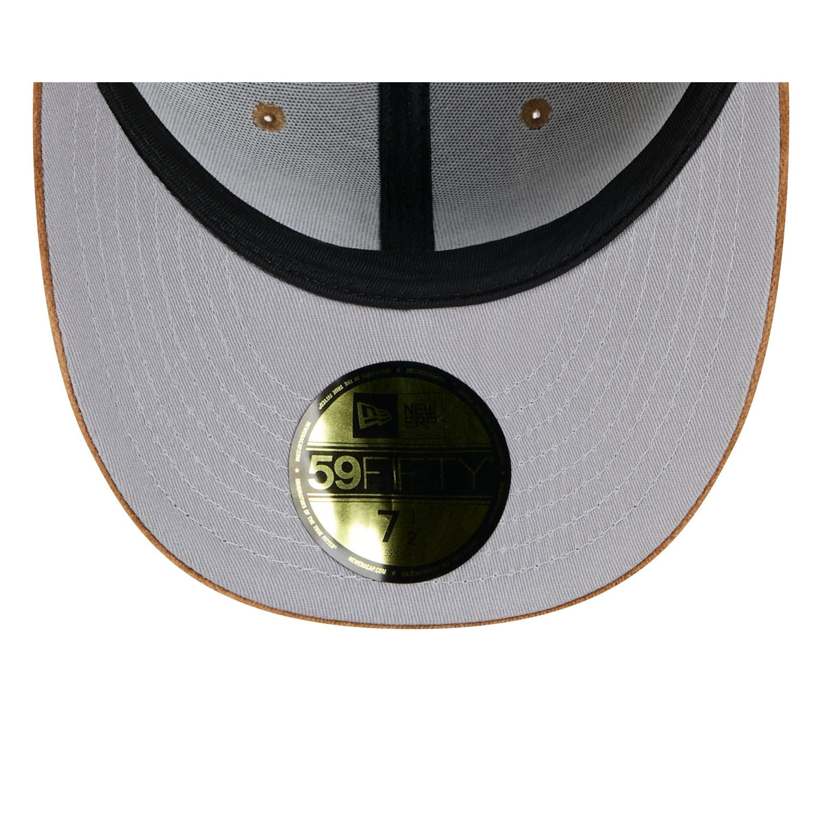 San Francisco 49ers Moon Brisbane Moss Brown Visor 59FIFTY Fitted Hat
