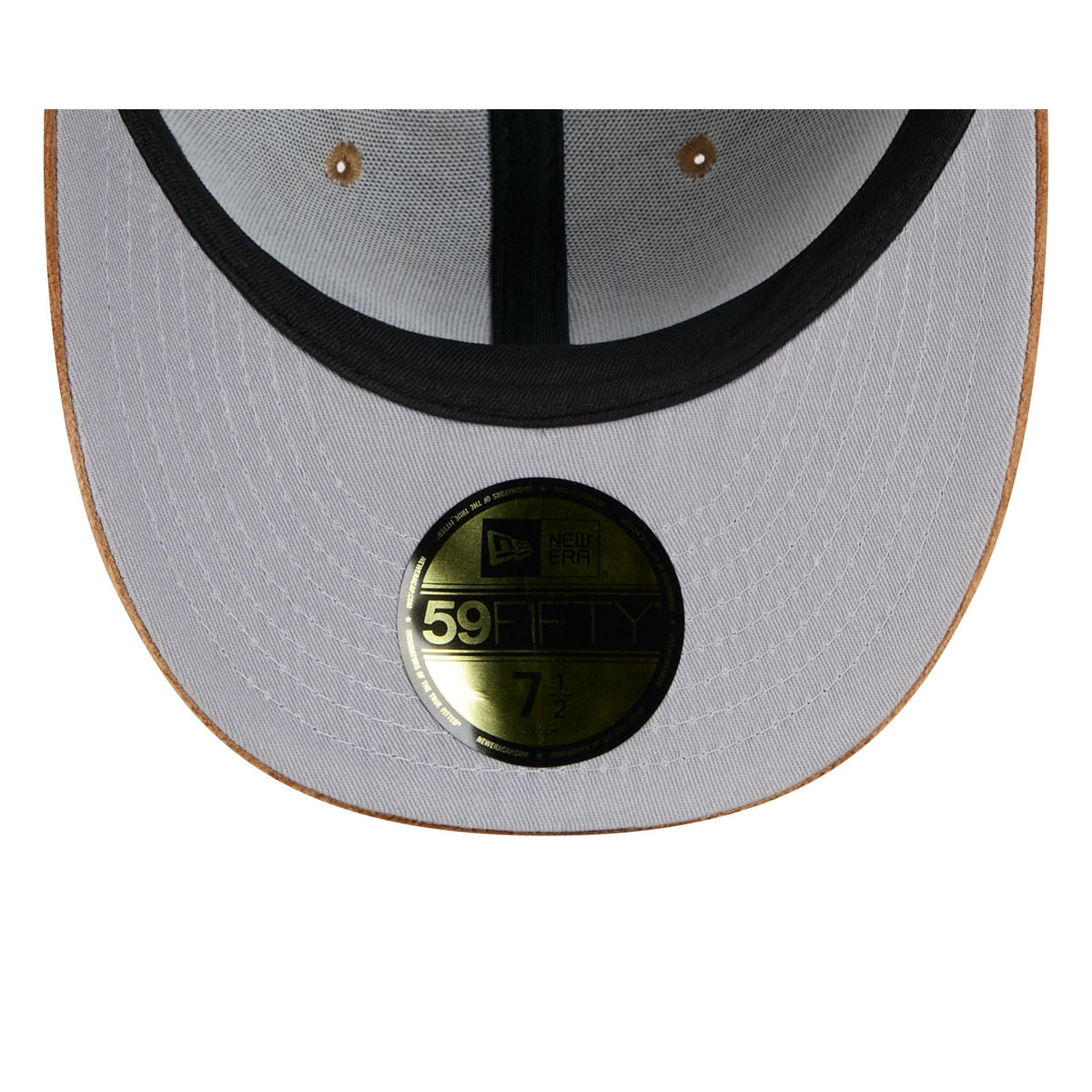 Detroit Lions Moon Brisbane Moss Brown Visor 59FIFTY Fitted Hat
