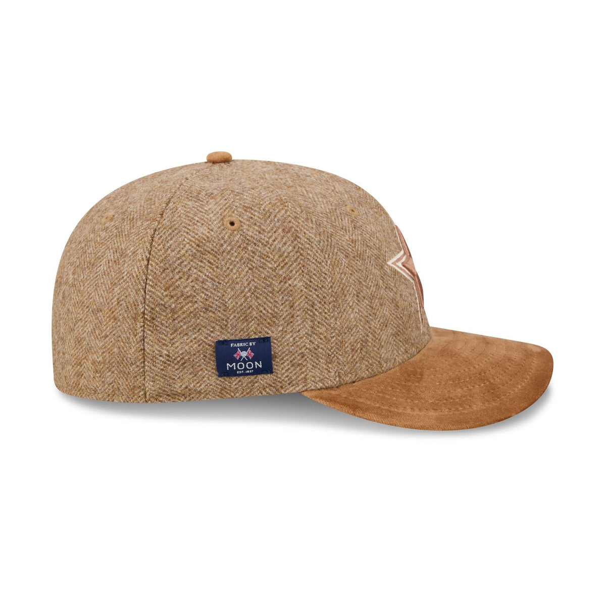 Dallas Cowboys Moon Brisbane Moss Brown Visor 59FIFTY Fitted Hat