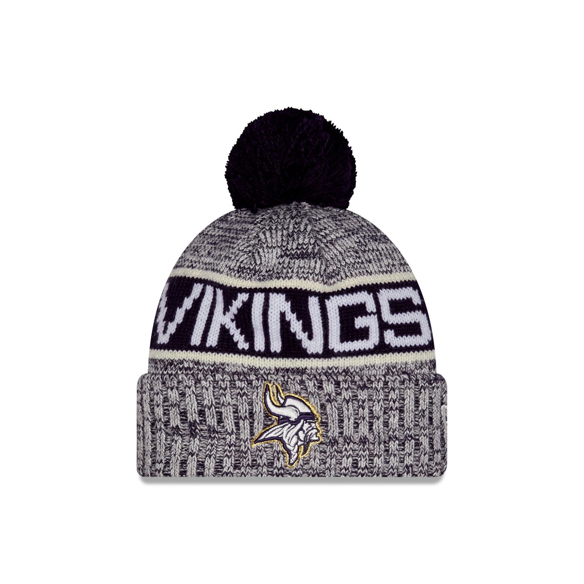 Minnesota Vikings 2026 Rivalries Fan Pack Pom Knit Hat