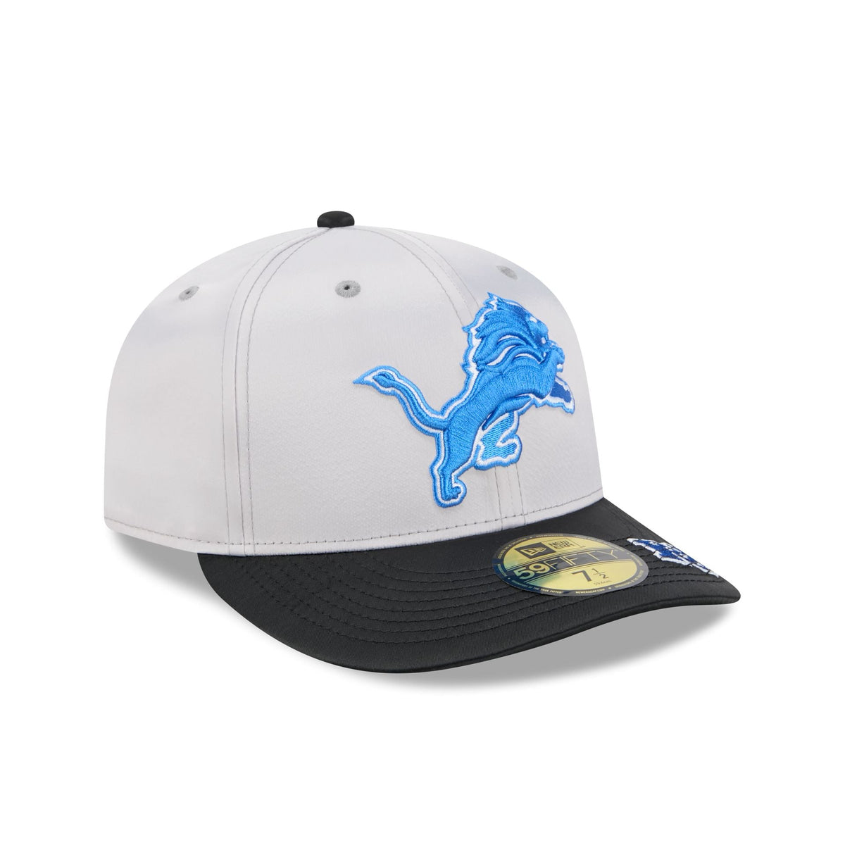 Just Caps Satin Detroit Lions 59FIFTY Fitted Hat