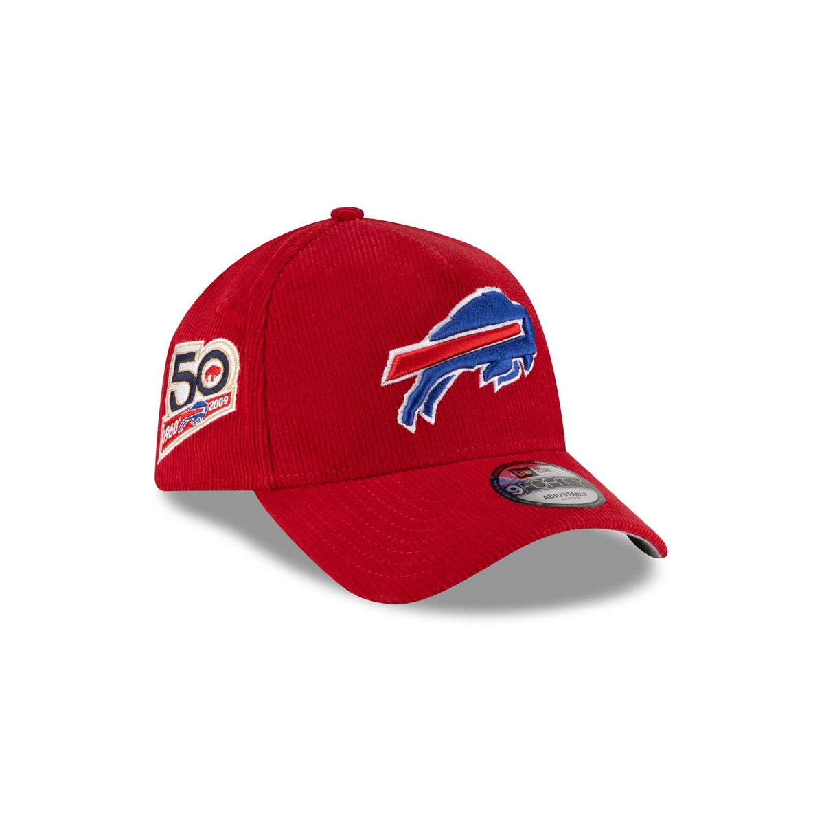 Buffalo Bills Red Corduroy 9FORTY A-Frame Snapback Hat