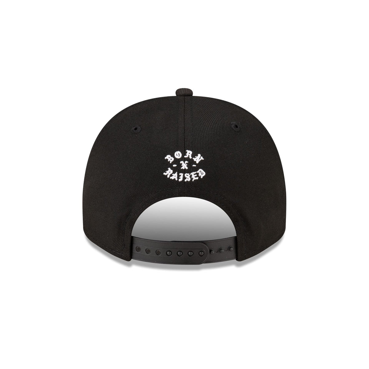 Born x Raised x Jacksonville Jaguars Script Black 9FIFTY A-Frame Snapback Hat