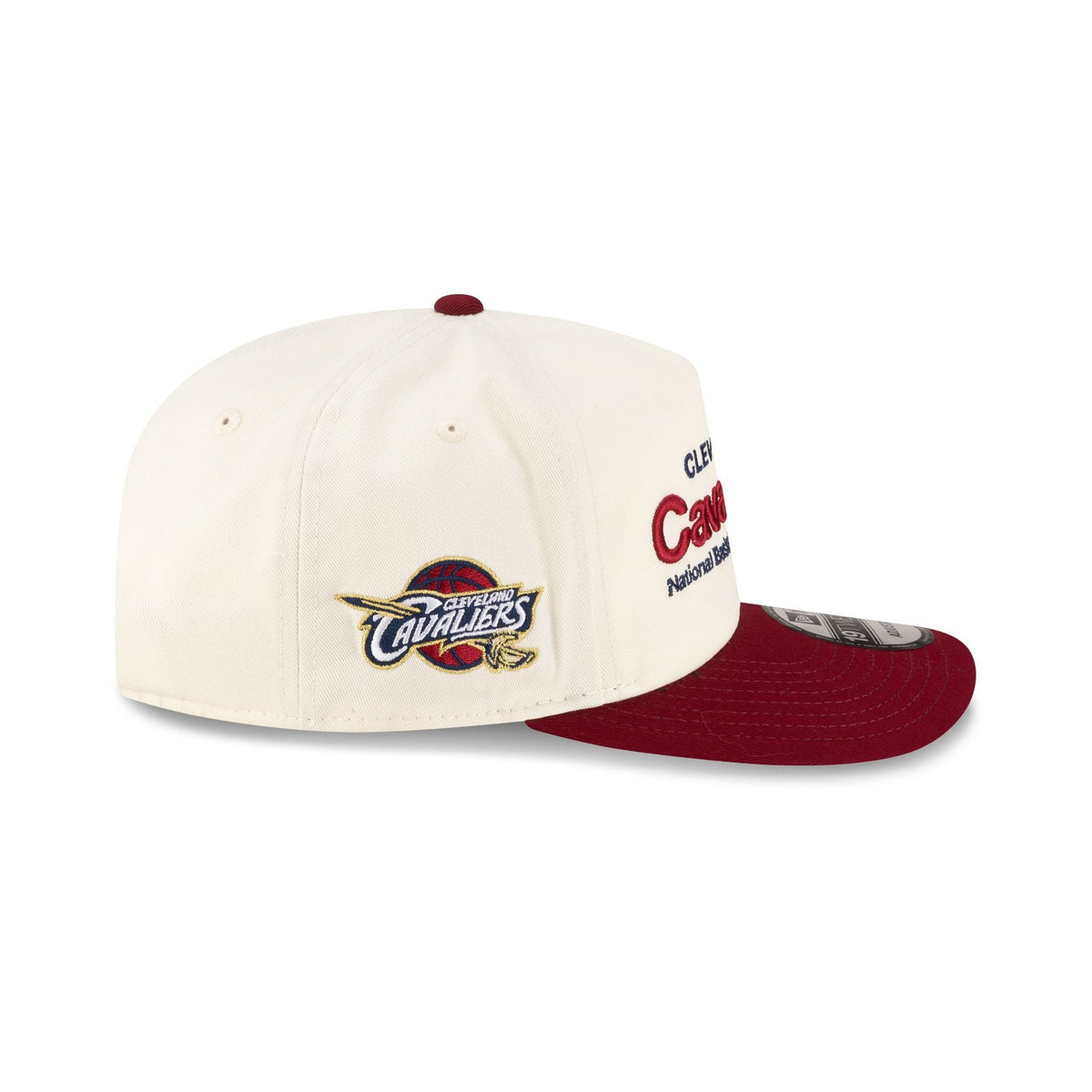 Cleveland Cavaliers 2010-2017 Hardwood Classics Sign Stack Chrome White 19TWENTY Adjustable Hat