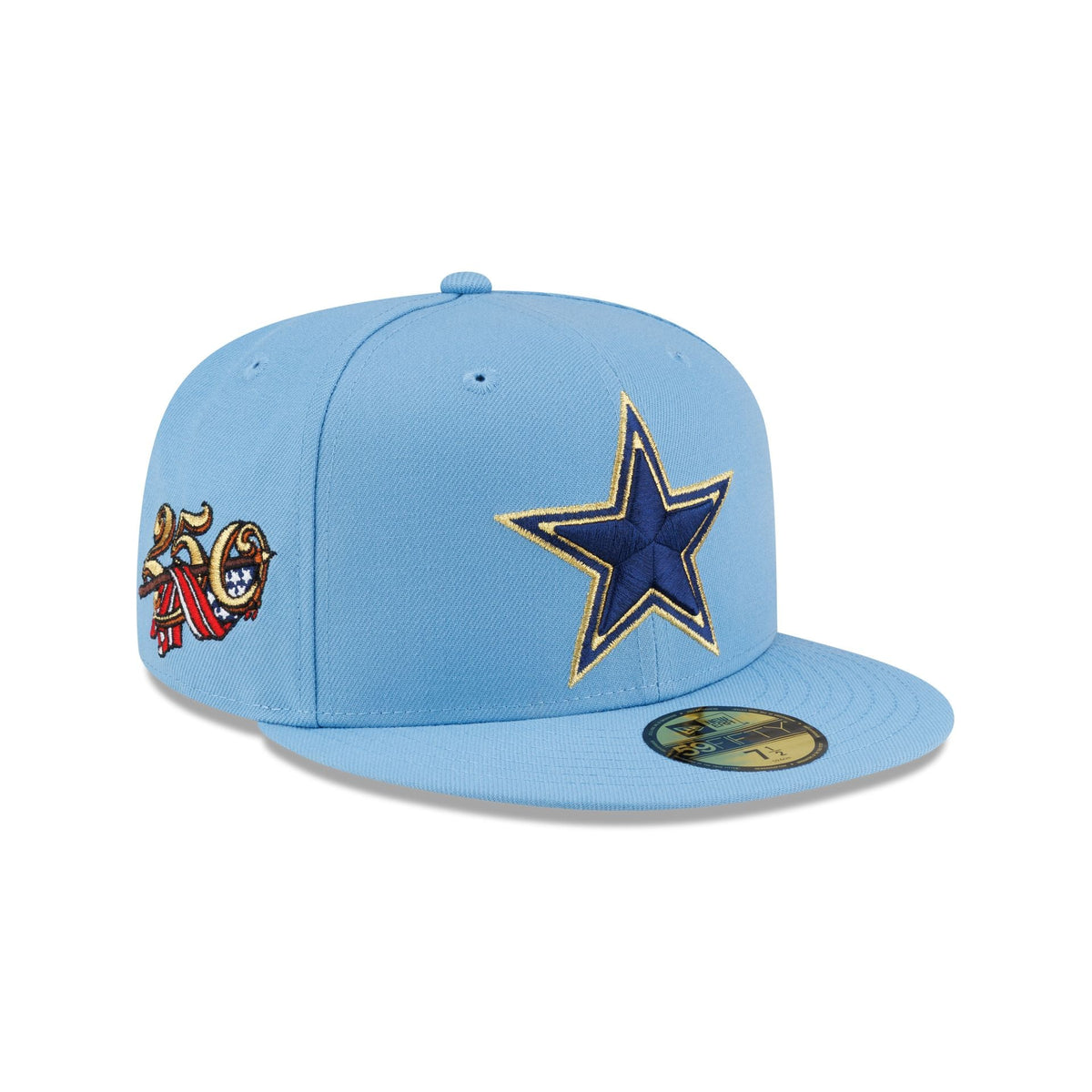 Dallas Cowboys Red. White & Blue 59FIFTY Fitted Hat