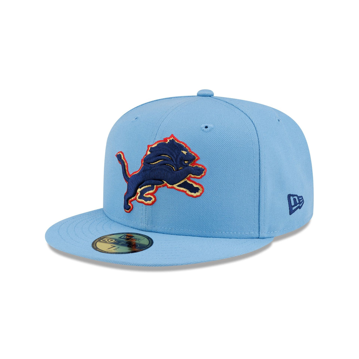 Detroit Lions Red. White & Blue 59FIFTY Fitted Hat