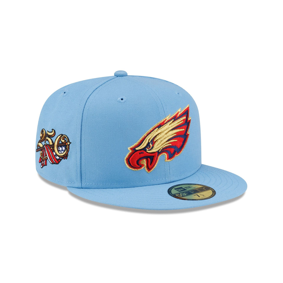 Philadelphia Eagles Red. White & Blue 59FIFTY Fitted Hat