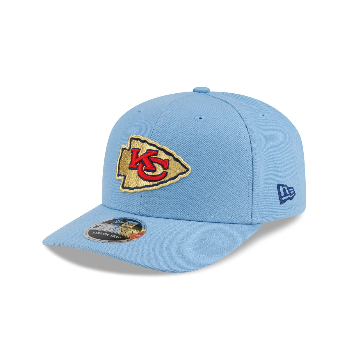 Kansas City Chiefs Red. White & Blue 9SEVENTY Stretch-Snap Hat