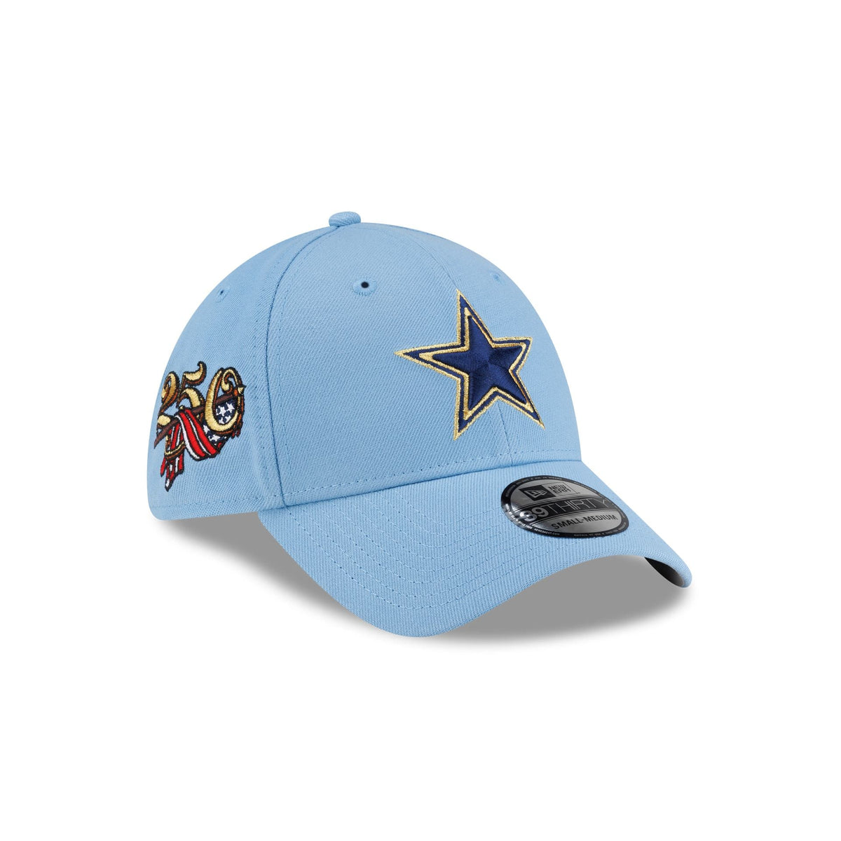 Dallas Cowboys Red. White & Blue 39THIRTY Stretch Fit Hat