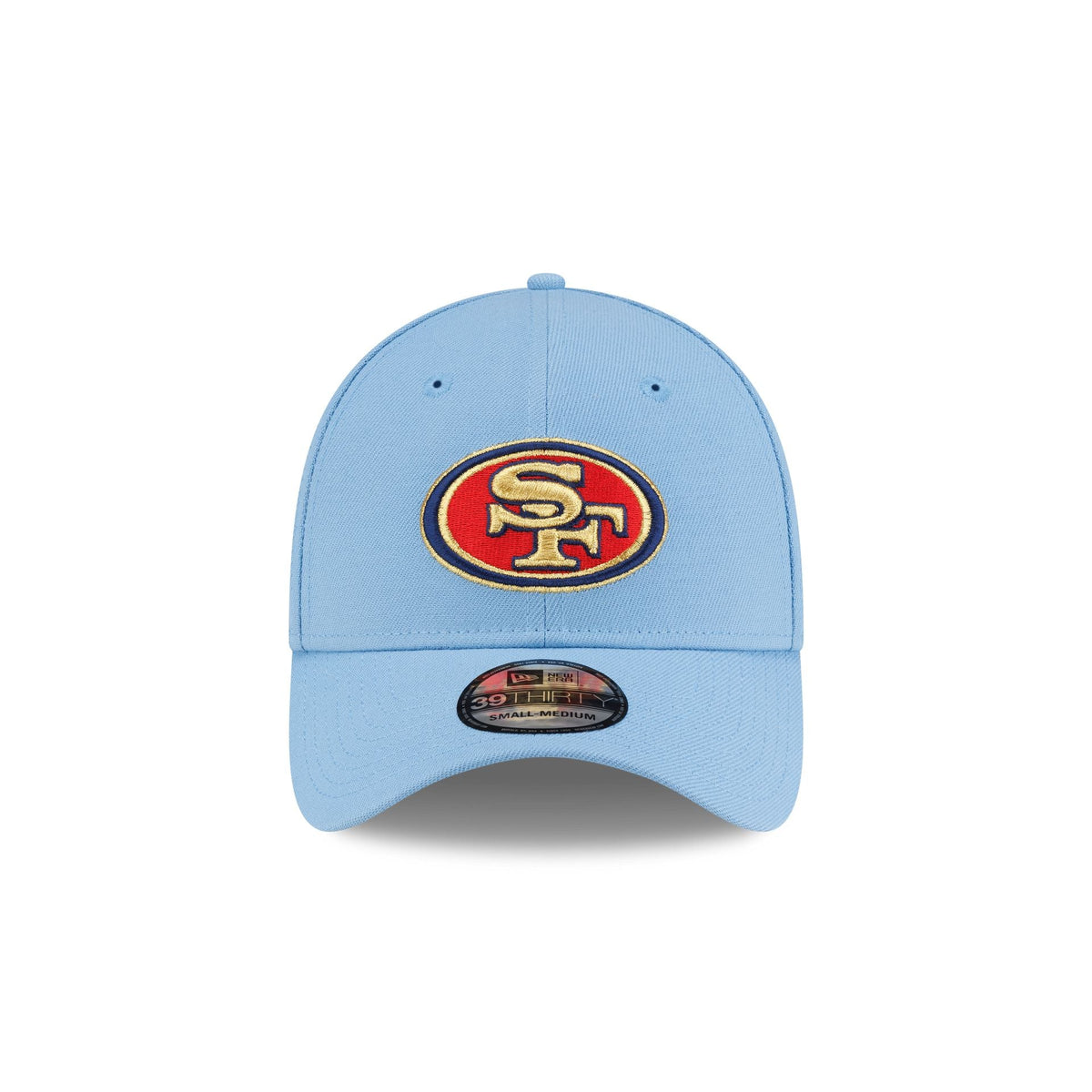 San Francisco 49ers Red. White & Blue 39THIRTY Stretch Fit Hat