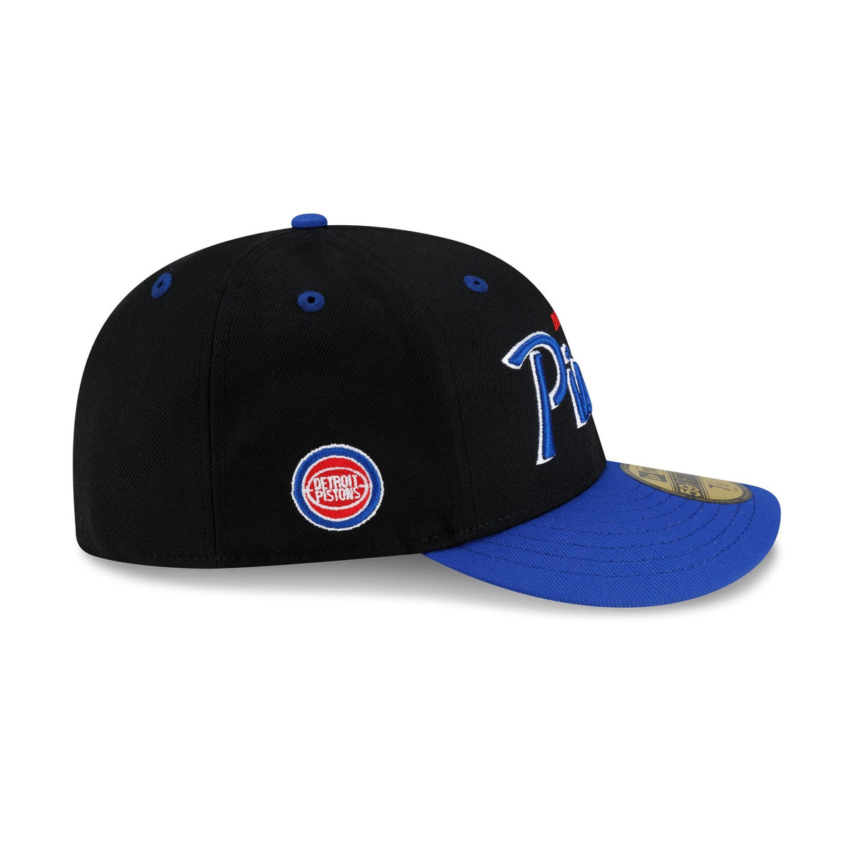 Detroit Pistons Hardwood Classics 90s Script 59FIFTY Fitted Hat