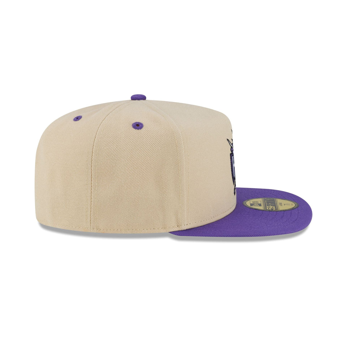 Sacramento Kings Hardwood Classics 2000s Gold 59FIFTY A-Frame Fitted Hat
