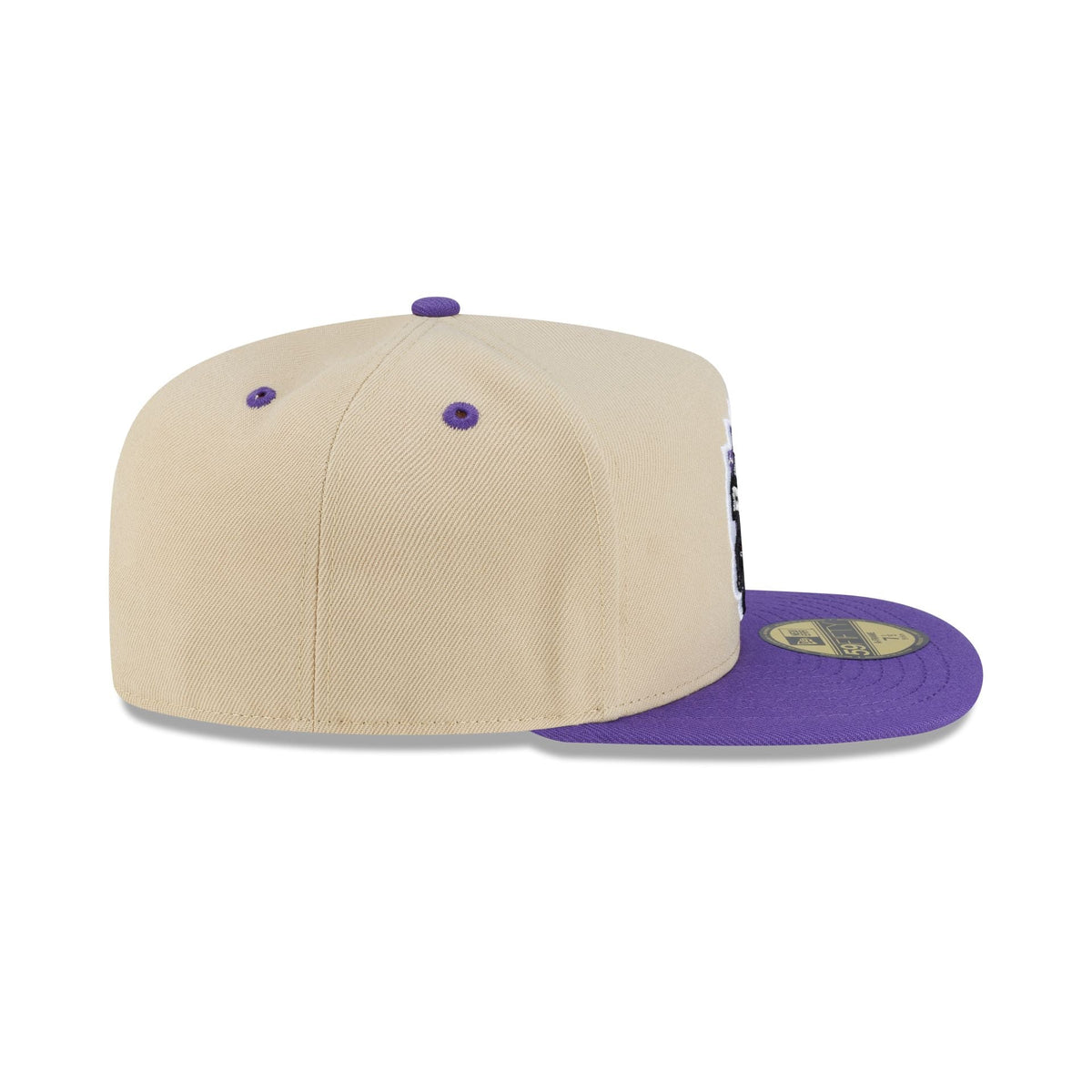 Toronto Raptors Hardwood Classics 2000s Gold 59FIFTY A-Frame Fitted Hat