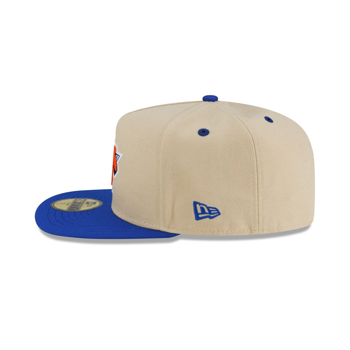 New York Knicks Hardwood Classics 2000s Gold 59FIFTY A-Frame Fitted Hat