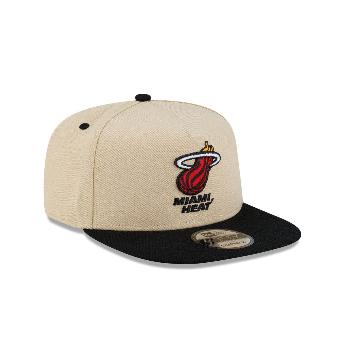 Miami Heat Hardwood Classics 2000s Gold 9FIFTY A-Frame Snapback Hat