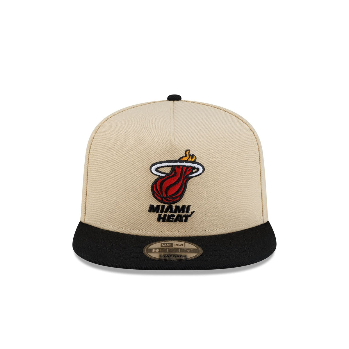 Miami Heat Hardwood Classics 2000s Gold 9FIFTY A-Frame Snapback Hat