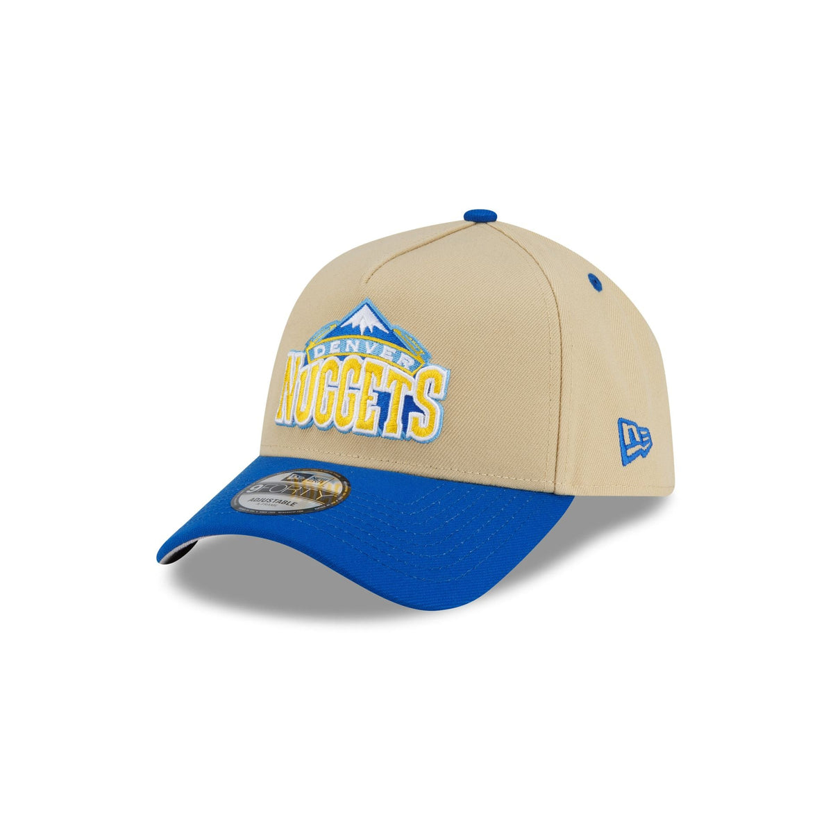 Denver Nuggets Hardwood Classics 2000s Gold 9FORTY A-Frame Snapback Hat