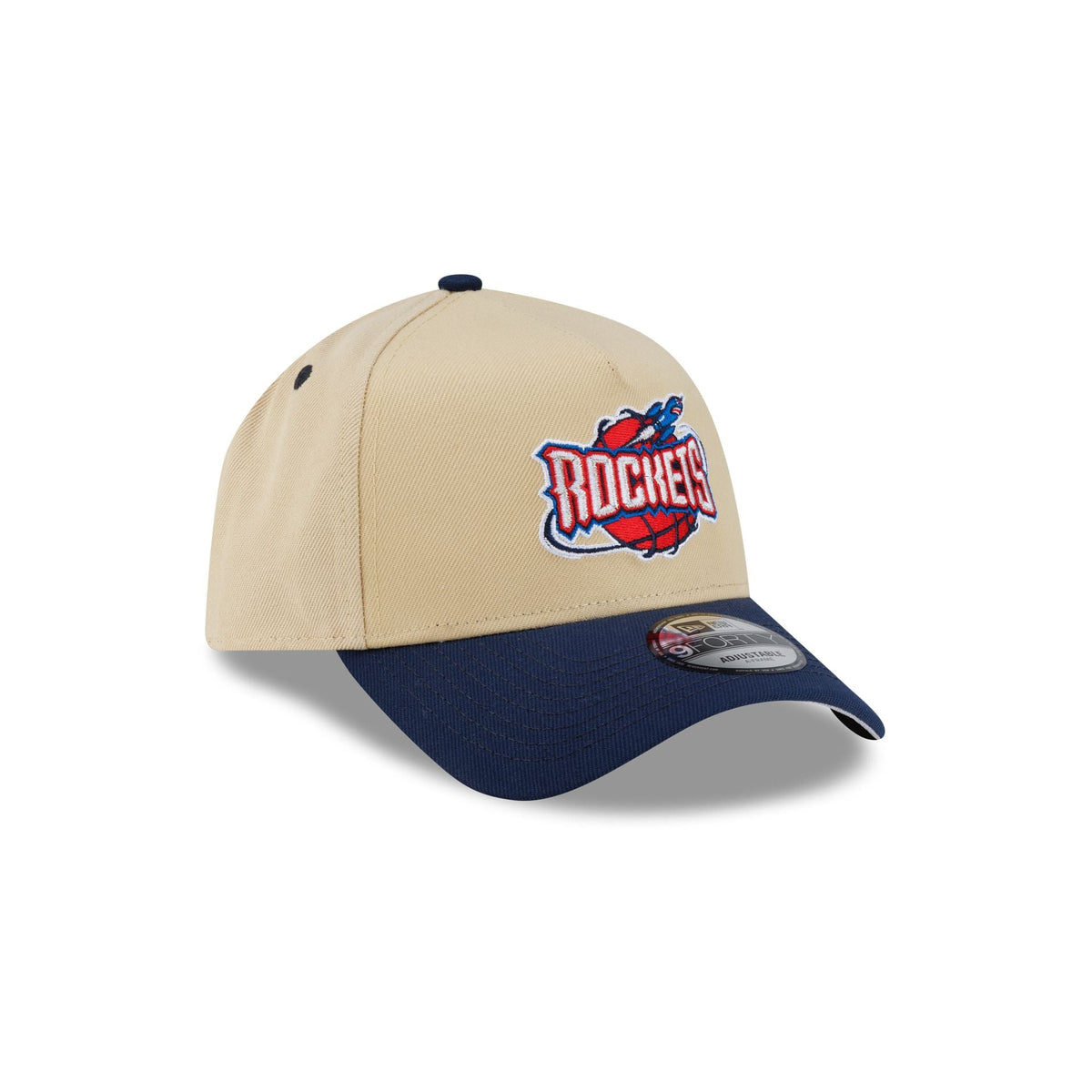 Houston Rockets Hardwood Classics 2000s Gold 9FORTY A-Frame Snapback Hat