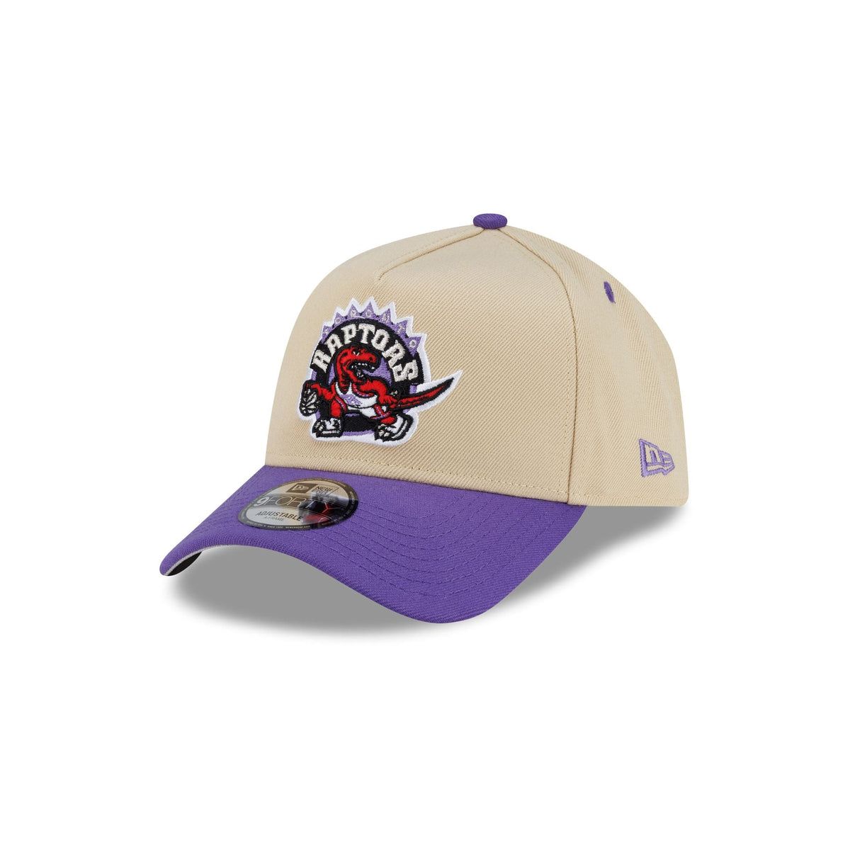 Toronto Raptors Hardwood Classics 2000s Gold 9FORTY A-Frame Snapback Hat