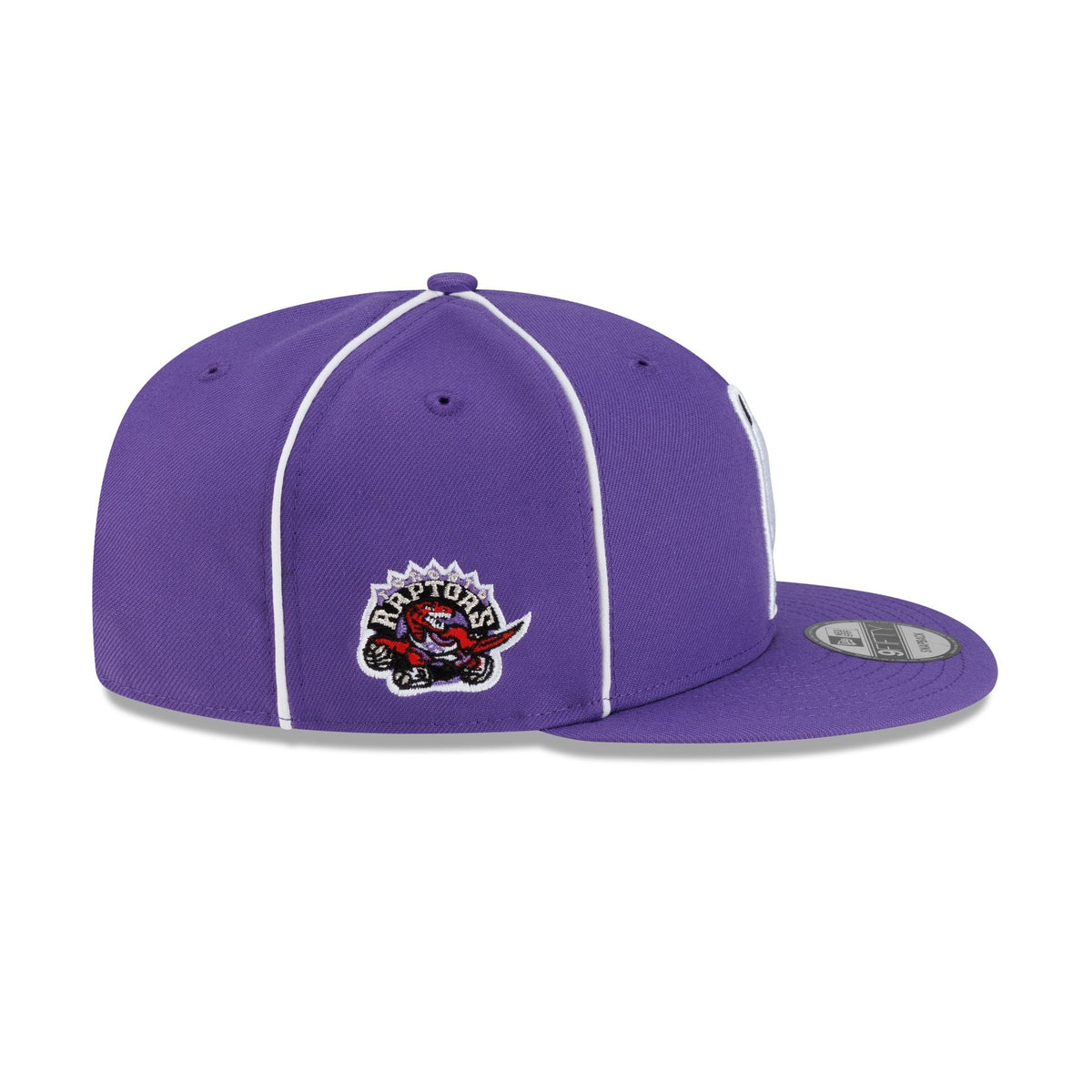 Toronto Raptors Hardwood Classics 2000s Piping 9FIFTY Snapback Hat