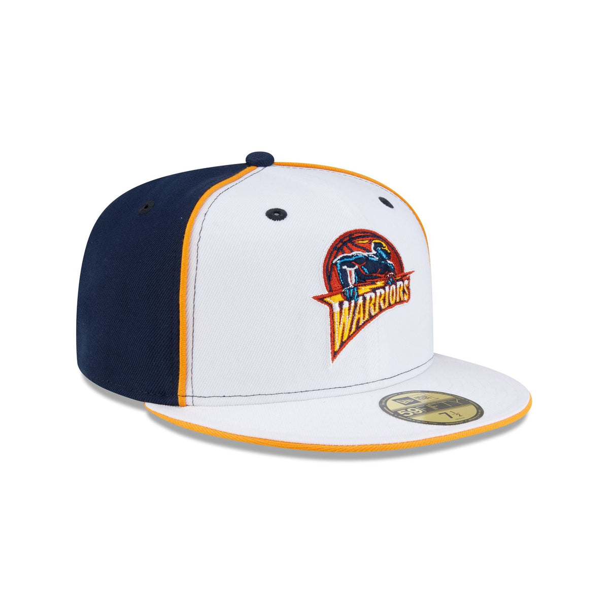 Golden State Warriors Hardwood Classics 2000s Optic White Flip 59FIFTY Fitted Hat