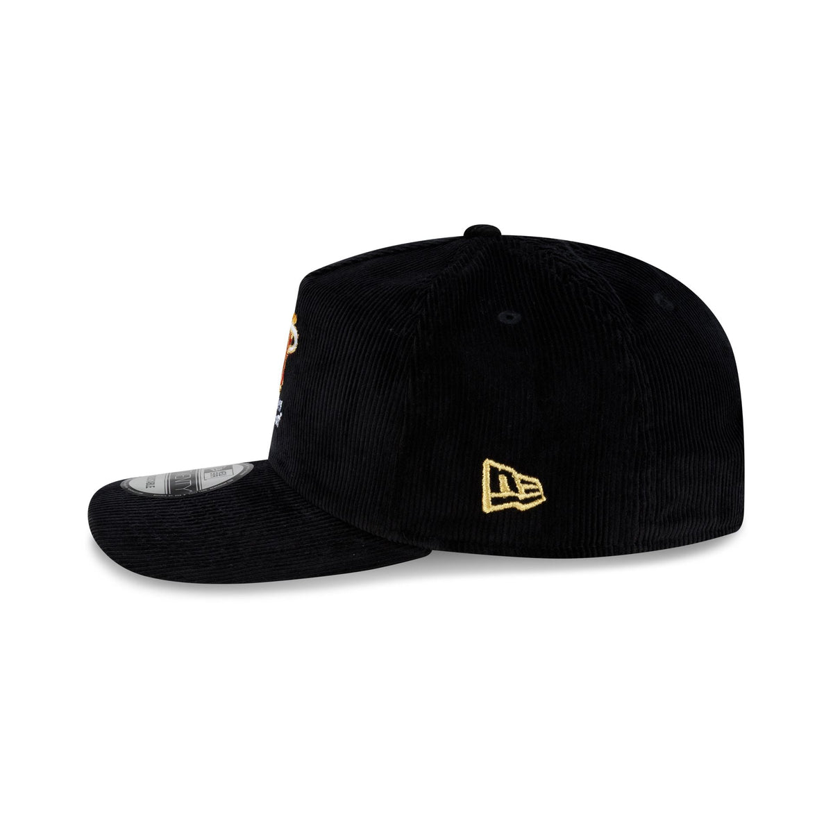 Miami Heat 2006 Finals Black & Gold Corduroy 19TWENTY Adjustable Hat