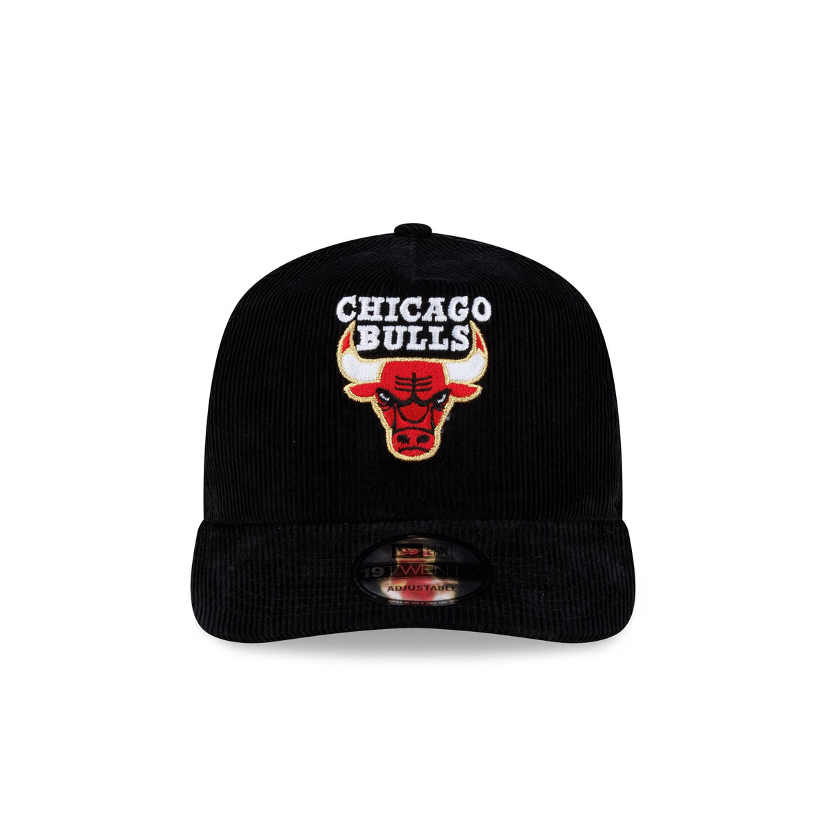 Chicago Bulls 1998 Finals Black & Gold Corduroy 19TWENTY Adjustable Hat